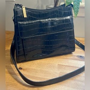 Vintage Faux Alligator Leather Bag